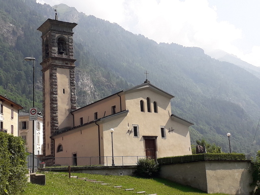 Old parish church of Carona in Fiumenero